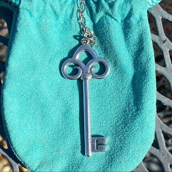 Tiffany & Co. Jewelry - Tiffany & Co Fleur de lis Key Necklace